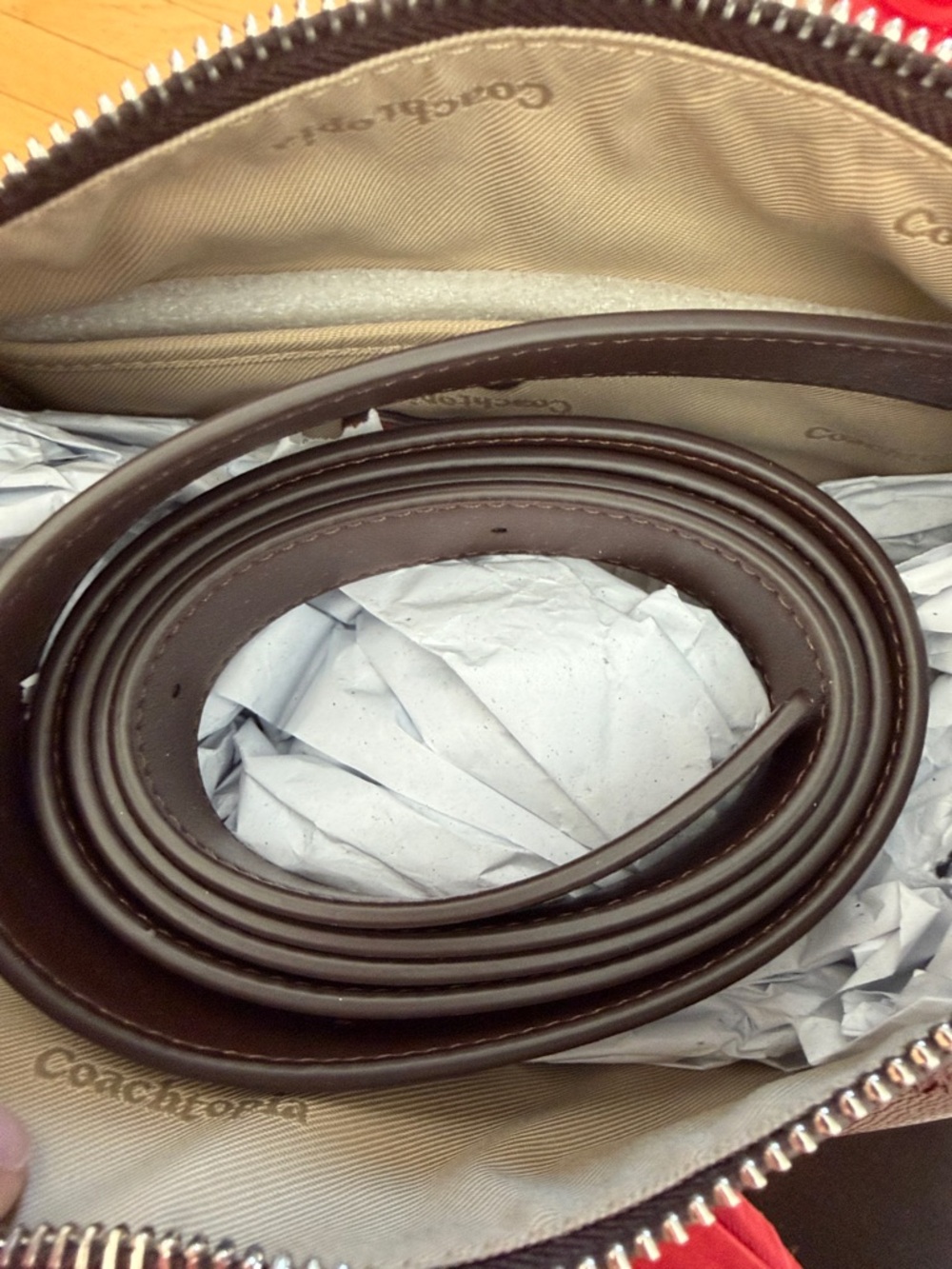 Coachtopia Alter/Ego Slouchy Shoulder Bag in Maple - Picture 5 of 7